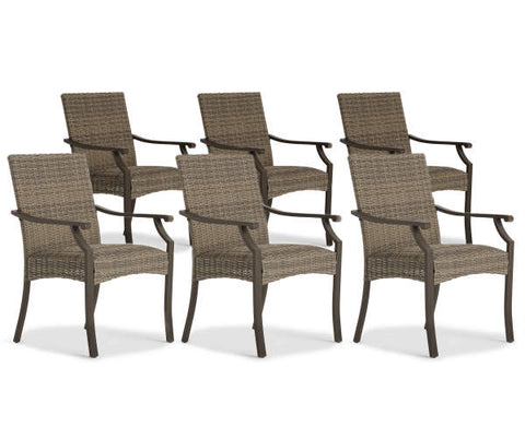 Image of Broyhill Patio Dining Chair 6-Piece All-Weather Wicker Set