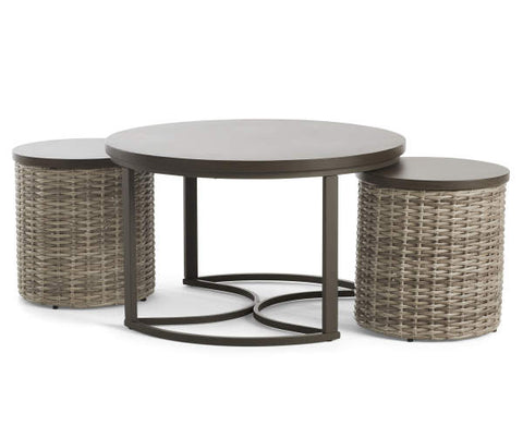 Image of Broyhill Capilano Nested Coffee & End Table All-Weather Wicker Set