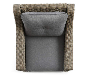 Broyhill Patio Cushioned Swivel All-Weather Wicker Glider