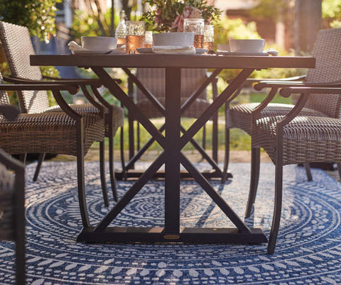 Image of Broyhill X-Frame Patio Dining Table