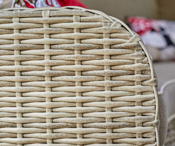 Broyhill Capilano Curved All-Weather Wicker Patio Sectional Sofa