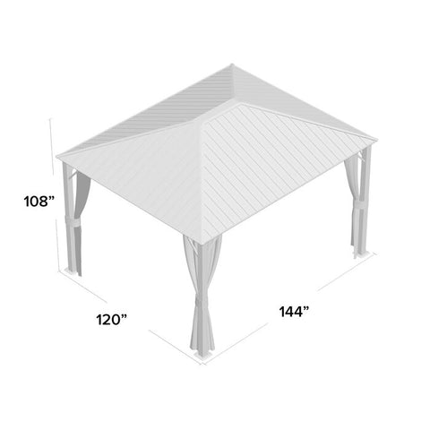 Image of Winterton Hardtop Patio Gazebo